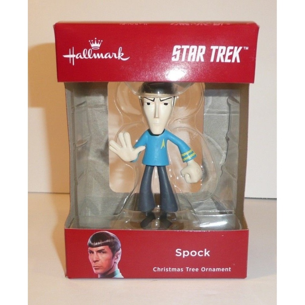 Star Trek Mr. Spock Christmas Tree Ornament Hallmark Vulcan Live Long Prosper